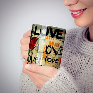 Kubek z nadrukiem biały 330 ml - 2